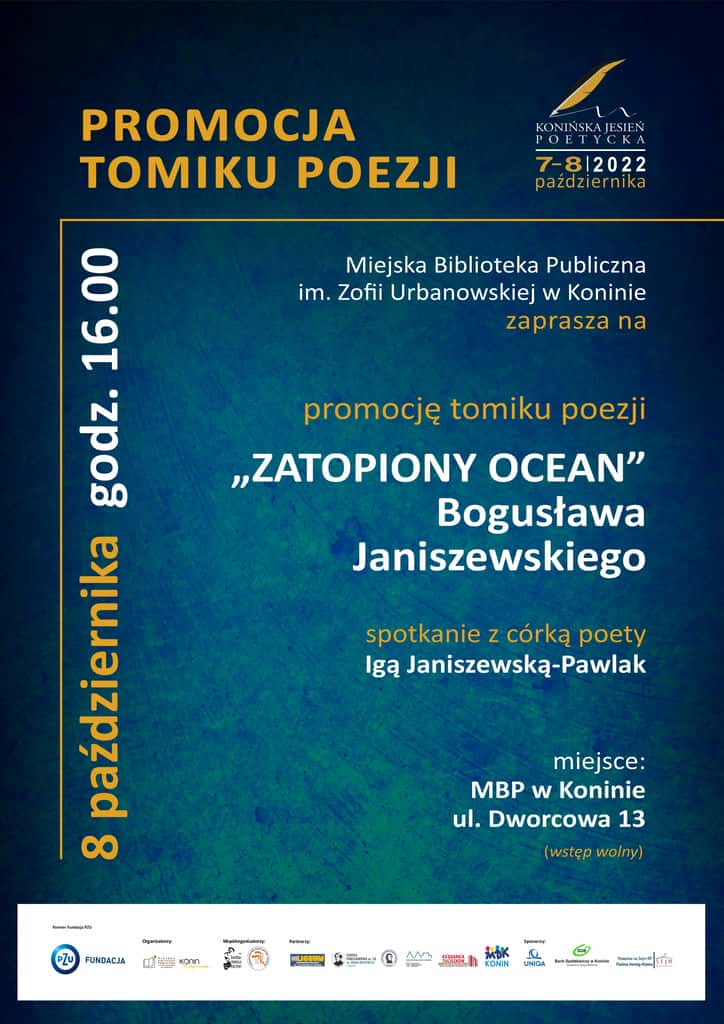 Plakat Promocja Tomiku Bogusława Janiszewskiego